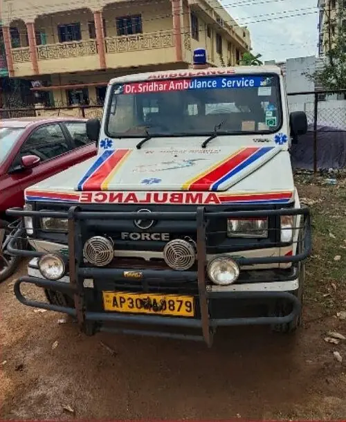 A Dr. Sridhar Ambulance Service vehicle